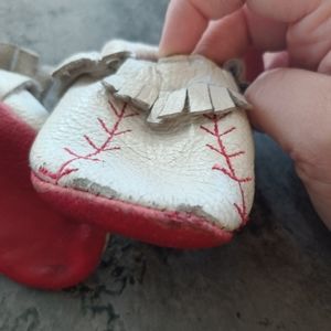 Baseball Moccasins for baby